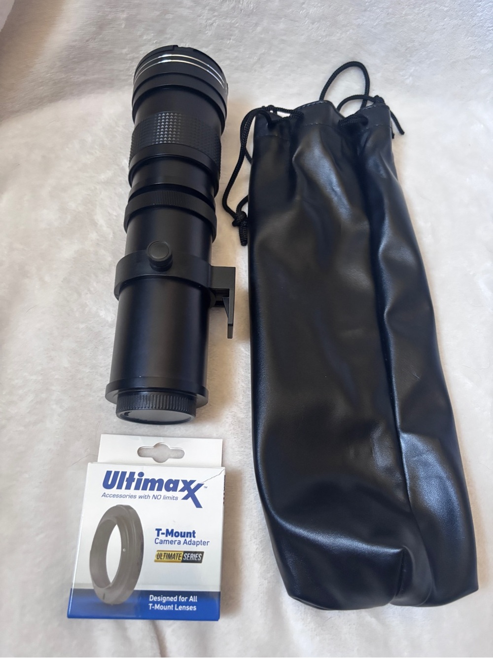 420-800mm Super Telephoto Zoom Lens w/ T-Mount Adapter Manual Focus Camera Lens - Picture 7 of 8